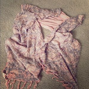 Beautiful Pink and Blue Scarf